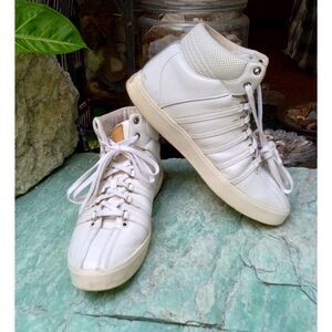K-Swiss Varsity White High Top Sneakers Men's size  7